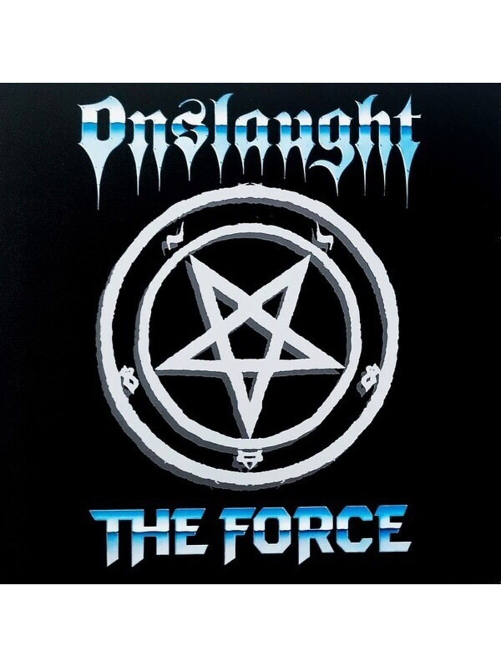 ONSLAUGHT - THE FORCE LP VINYL RECORD (BLUE) thrash metal, speed metal